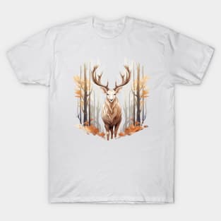 Deer And Forest T-Shirt